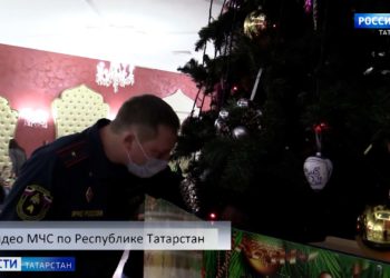 В Татарстане спасатели проверяют места проведения детских новогодних праздников