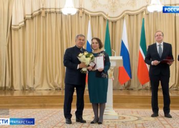 В Казанском Кремле вручили госпремии Татарстана в области науки и техники