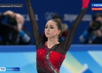 Камила Валиева заняла 4 место в олимпийских соревнованиях одиночниц