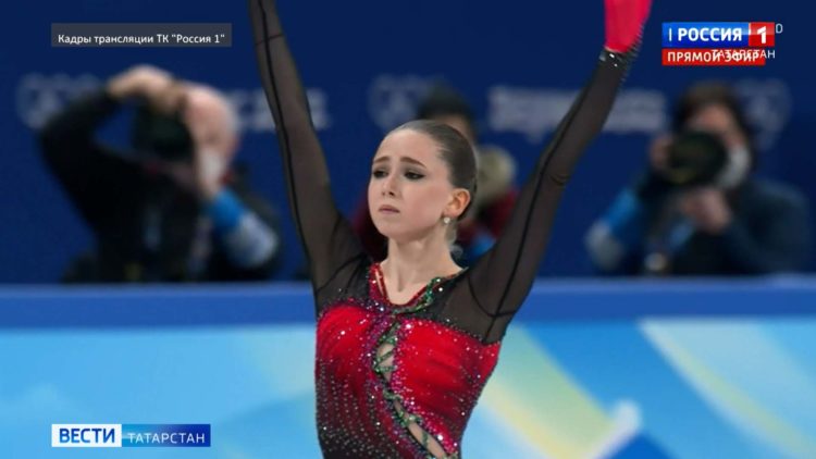 Камила Валиева заняла 4 место в олимпийских соревнованиях одиночниц