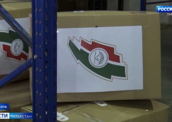 Почти 13 тонн груза с гуманитарной помощью отправили сегодня в Ростовскую область из Татарстана