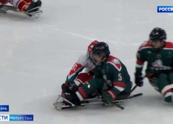 Впервые в спортивной истории Татарстана прошел официальный матч по следж-хоккею
