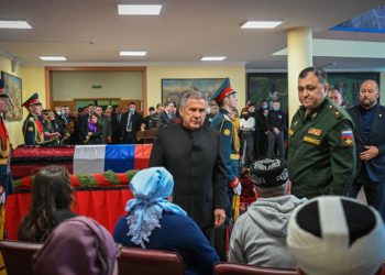 В Татарстане простились с героем Дамиром Гилемхановым, павшим на Украине