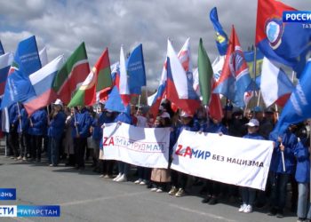 В Казани встретили участников всероссийского автопробега «Zа мир без нацизма!»