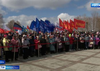 В Казани прошел митинг, посвященный восьмой годовщине провозглашения независимости ДНР и ЛНР