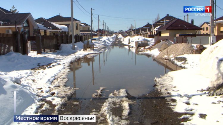 Паводок на пороге: в Татарстане теплая погода привела к первым подтоплениям