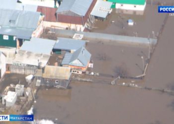 Пик паводка в Татарстане: затоплены ряд мостов и дорог