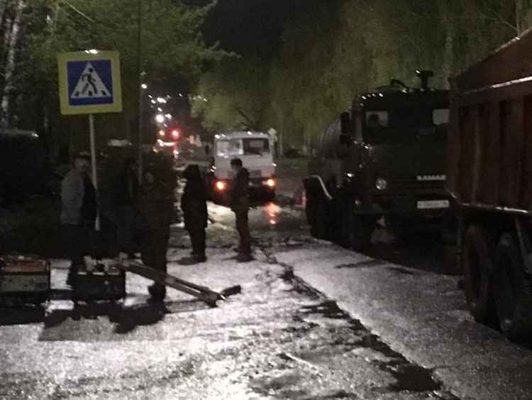 Ночью в Бугульме почти 22 тысячи человек остались без воды из-за прорыва трубы