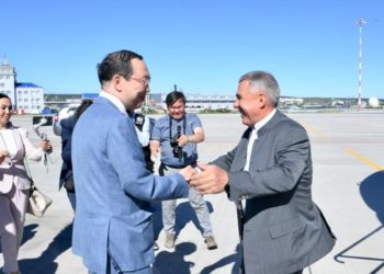 Рустам Минниханов прибыл с рабочим визитом в Якутию