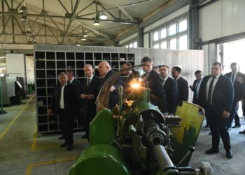 Минниханов и Патрушев посетили в Тетюшах механический завод КВЗ