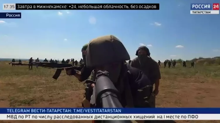 Татарстанский батальон «Алга» готовится к участию в спецоперации на Донбассе