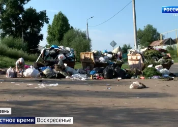 «Здесь все было завалено»: казанцы жалуются на мусорный коллапс в пригороде