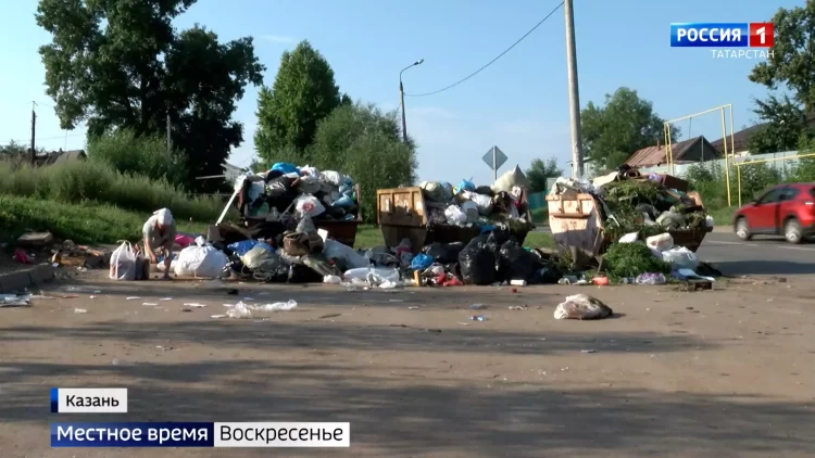 «Здесь все было завалено»: казанцы жалуются на мусорный коллапс в пригороде