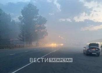 Татарстан окутал смог от лесных пожаров