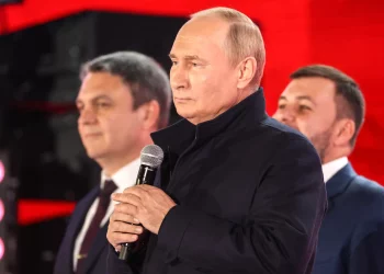 Путин выступил на концерте в честь присоединения к России новых территорий