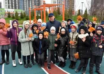 Минниханов посетил новый парк в микрорайоне «Салават Купере»