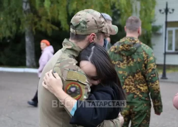 «Татарстан гордится вами»: в Казани встретили росгвардейцев, вернувшихся из зоны спецоперации на Украине