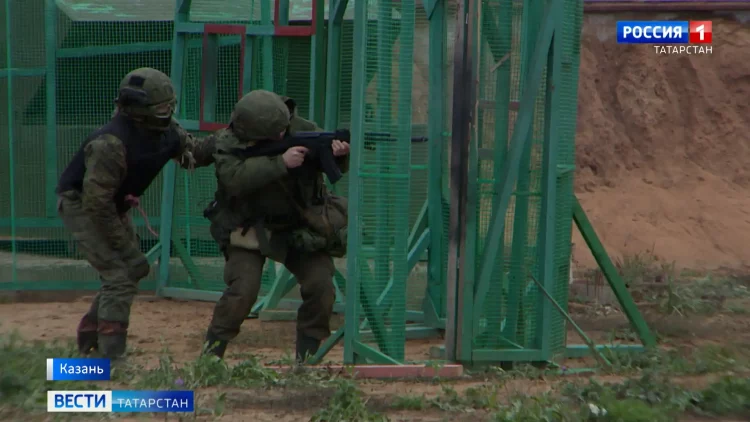 Татарстанские мобилизованные вышли на учебные полигоны