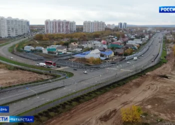 В Казани открыли движение по обновленной дороге к «Салават Купере»
