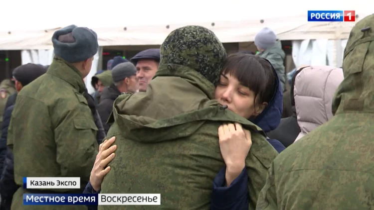 «Нет ни боязни, ни страха»: мобилизованные из Татарстана отправились к местам боевого слаживания