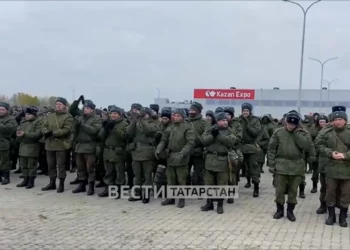В Казани провожают первый эшелон мобилизованных татарстанцев