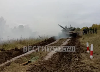 Под Казанью мобилизованные учатся подрывать танки