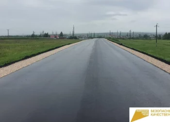 В Новошешминском районе по нацпроекту отремонтировали участок дороги Новошешминск-Чувашская Чебоксарка