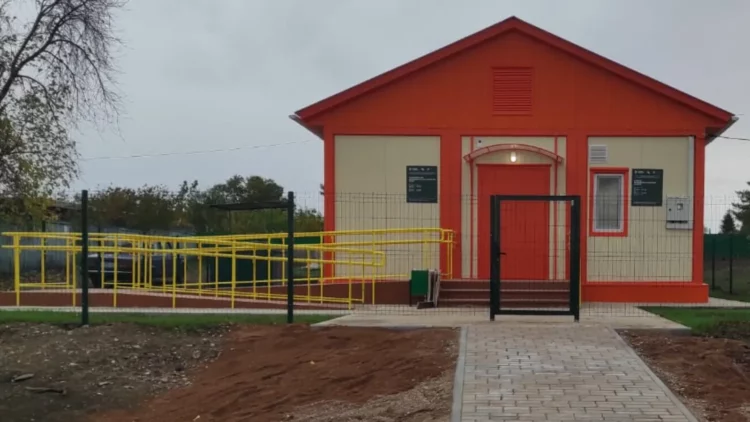 В селе Большой Сухояш по нацпроекту построили модульный ФАП