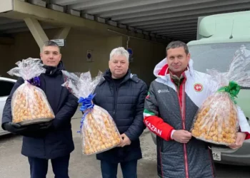 Семьи мобилизованных из Челнов посетили учебный полигон в «Казань Экспо»