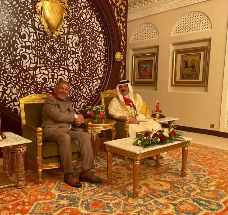 Рустам Минниханов встретился с Королём Бахрейна
