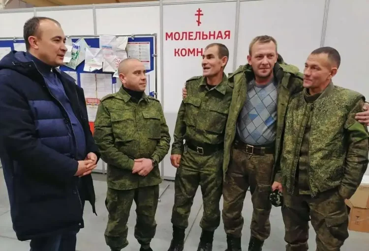 Глава Буинского района навестил в Казани мобилизованных земляков