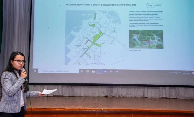 В Нижнекамске представили проект благоустройства бульвара Баки Урманче