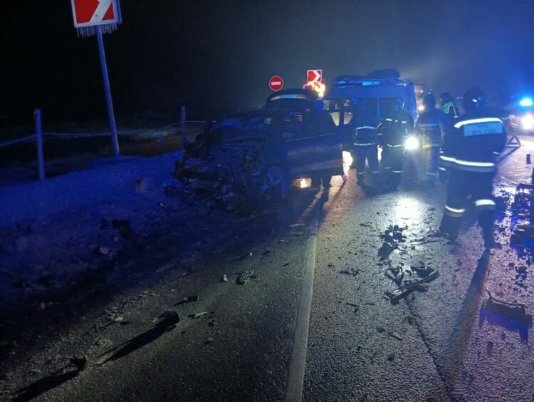 На трассе в Лаишевском районе в смертельной аварии погибли два человека