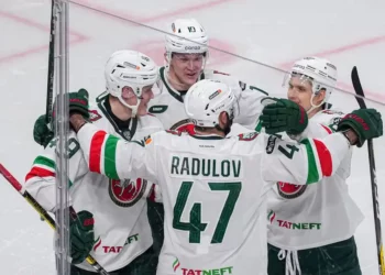 В матче чемпионата КХЛ «Ак Барс» обыграл «Северсталь»