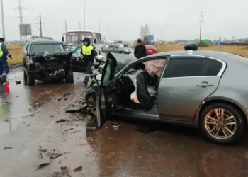 Два человека погибли при лобовом столкновении иномарок на трассе в Тукаевском районе