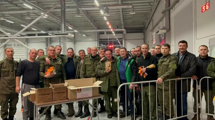 Глава Пестречинского района встретился с мобилизованными в «Казань Экспо»