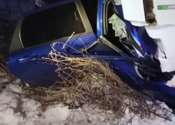 В Татарстане водитель легковушки погиб, столкнувшись с КАМАЗом