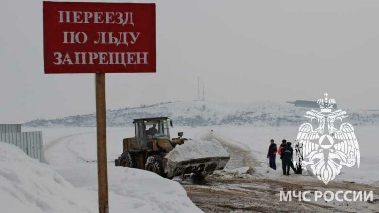 В Татарстане из-за погоды приостановили работу двух ледовых переправ