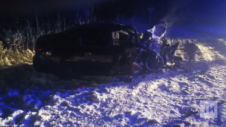 Два человека погибли и двое пострадали в ДТП на трассе в Татарстане