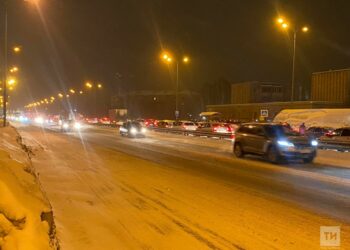 Из-за ДТП перекрыто движение на въезде в Казань по Горьковскому шоссе