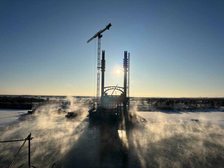 Марат Хуснуллин рассказал о строительстве трассы М12, несмотря на мороз