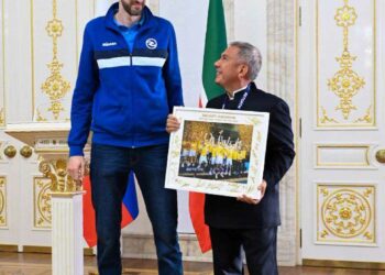 Минниханов поздравил мужской волейбольный клуб «Зенит-Казань» с победой в Кубке России