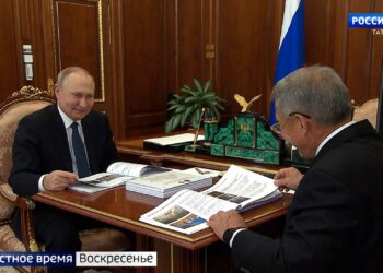 Путин на неделе провел встречу с Миннихановым