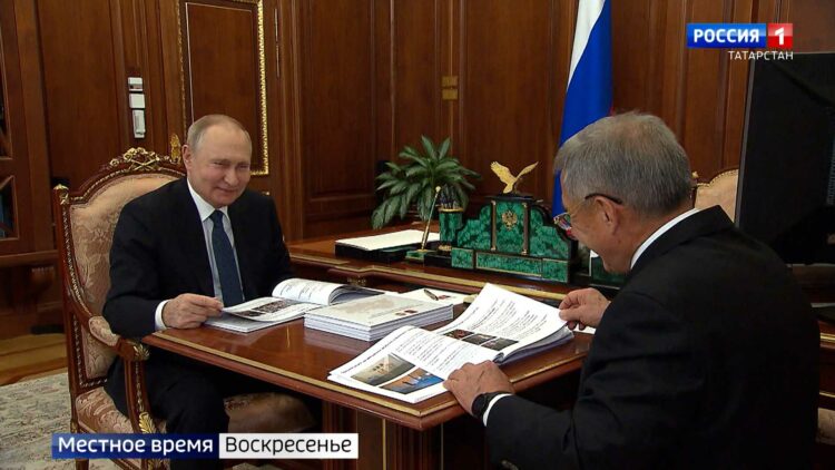 Путин на неделе провел встречу с Миннихановым