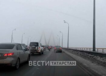 Казань окутал густой туман