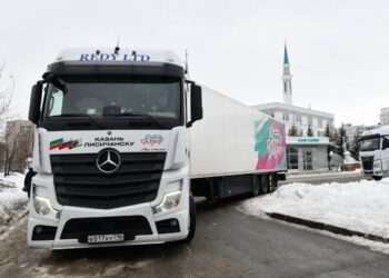 Из Казани в Лисичанск отправили первые в 2023 году 100 тонн гуманитарного груза