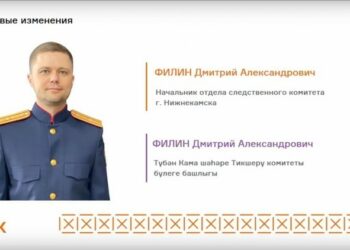 Отдел следственного комитета в Нижнекамске возглавил Дмитрий Филин