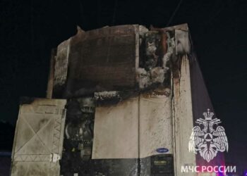 На трассе в Нижнекамском районе загорелась фура