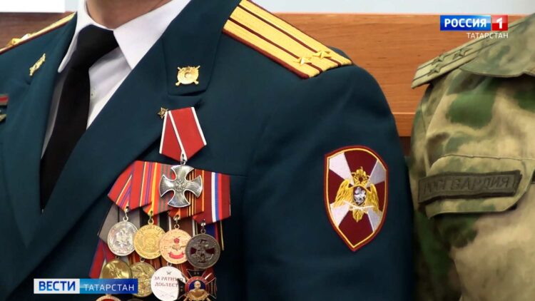 В Казани наградили бойцов Росгвардии, отличившихся в ходе спецоперации
