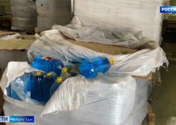 В Татарстане накрыли склад с более 33 тыс. литров контрафактной «незамерзайки»